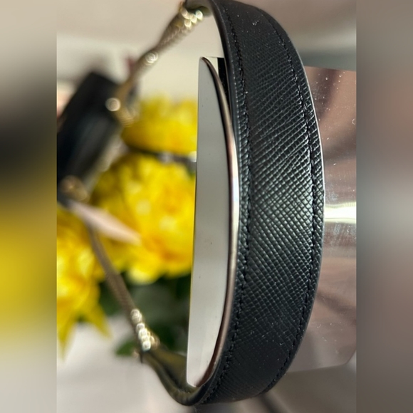 🏖️ NWT Kate Spade Micro Darcy Bag in Black Glitter - Picture 4 of 10